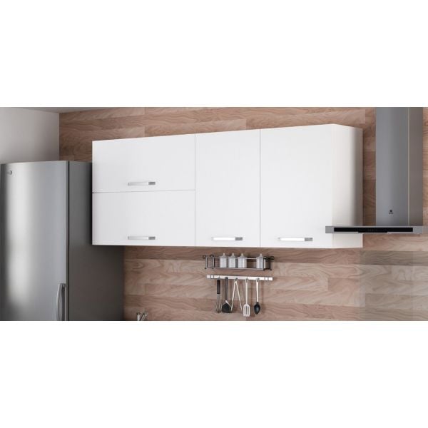 Minar 190 Cm Mutfak Dolabı Beyaz 190-B2-Üst Modül