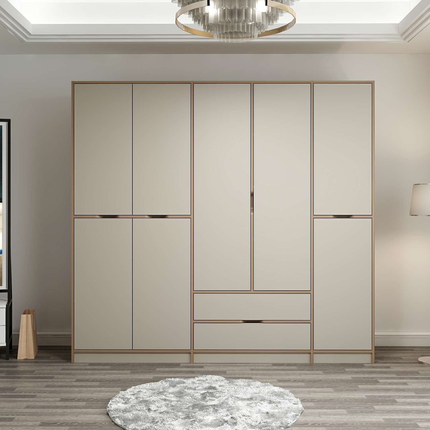 Elina 5 Kapaklı Dolap - Dore/Kumtaşı