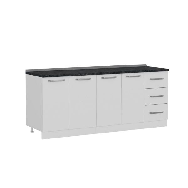 Minar 200 Cm Mutfak Dolabı Beyaz 200-B1 -Alt Modül