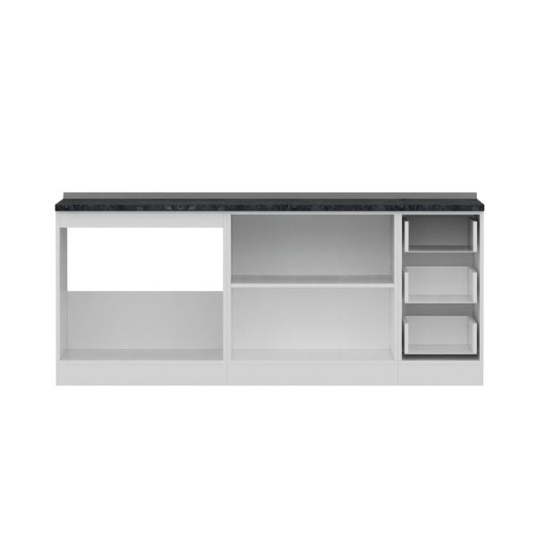 Minar 200 Cm Mutfak Dolabı Beyaz 200-B1 -Alt Modül