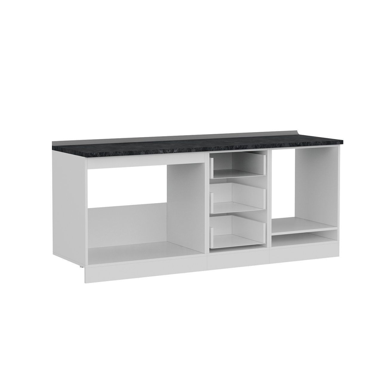 Minar 200 Cm Mutfak Dolabı Beyaz 200-B3-Alt Modül