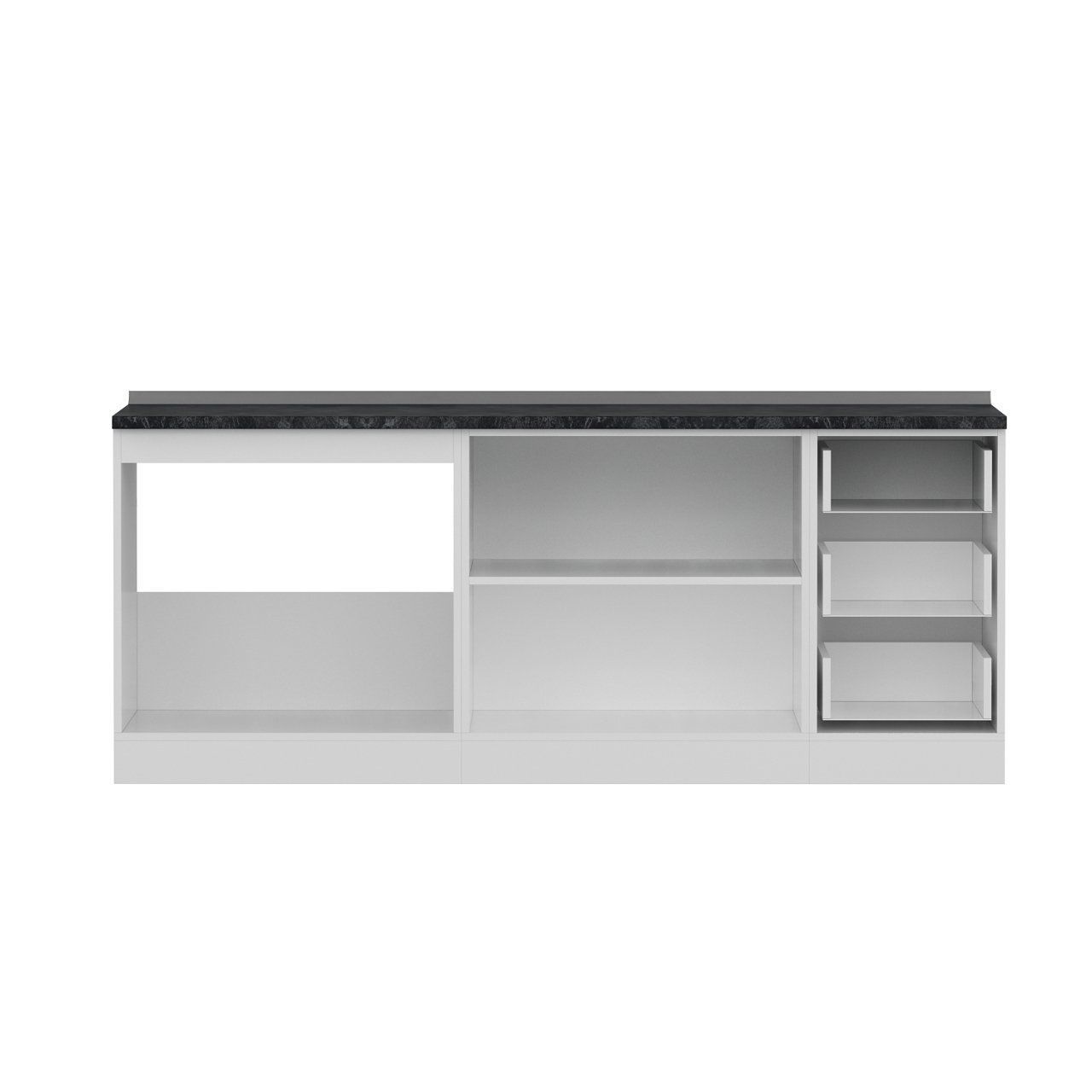 Minar 205 Cm Mutfak Dolabı Beyaz 205-B1-Alt Modül