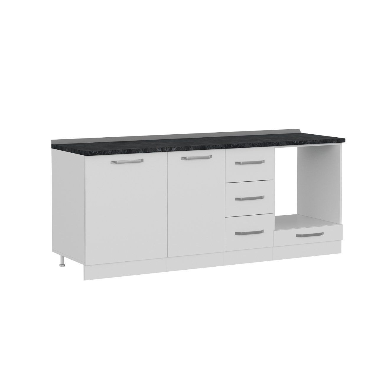 Minar 205 Cm Mutfak Dolabı Beyaz 205-B3-Alt Modül