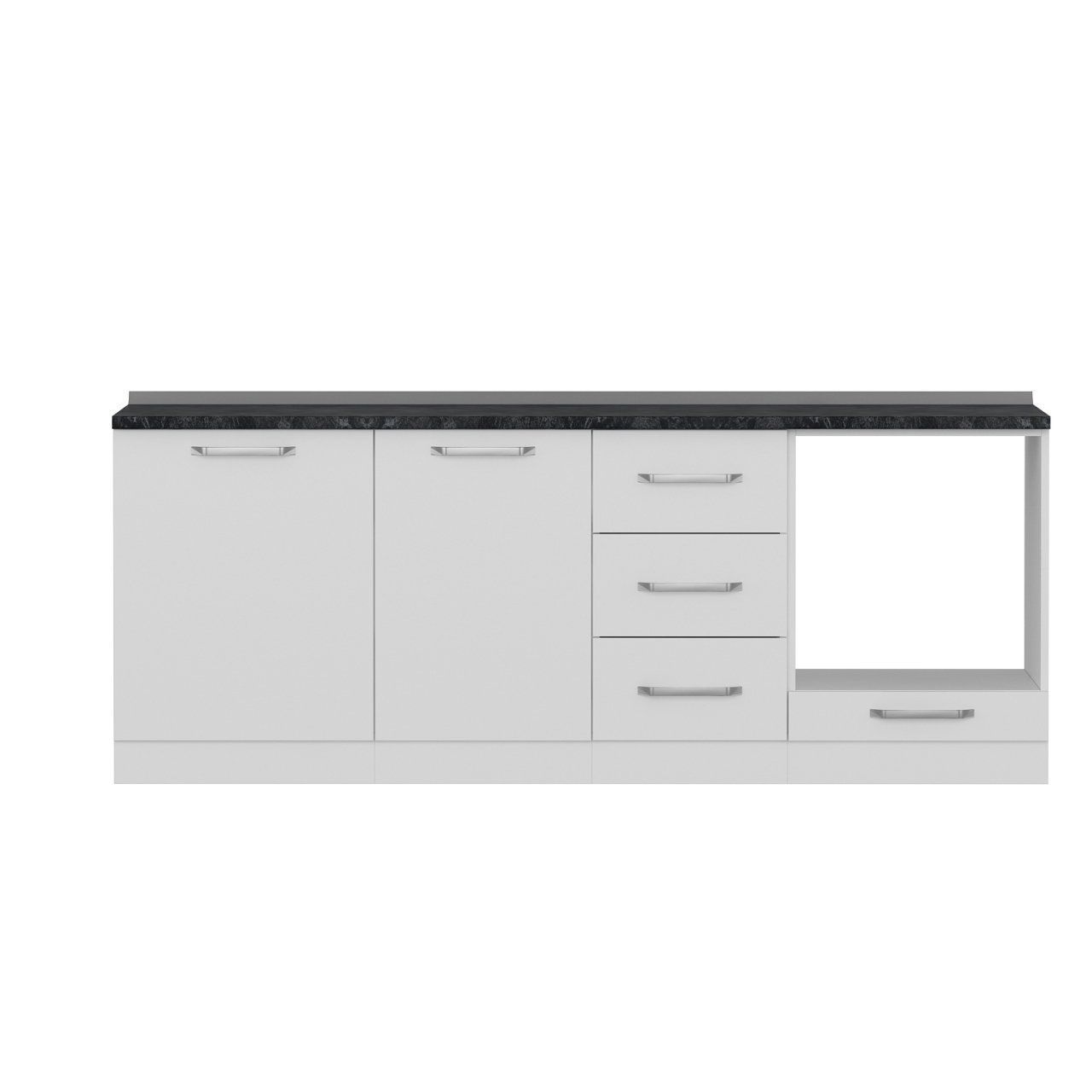 Minar 215 Cm Mutfak Dolabı Beyaz 215-B3-Alt Modül