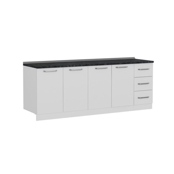 Minar 220 Cm Mutfak Dolabı Beyaz 220-B3-Alt Modül