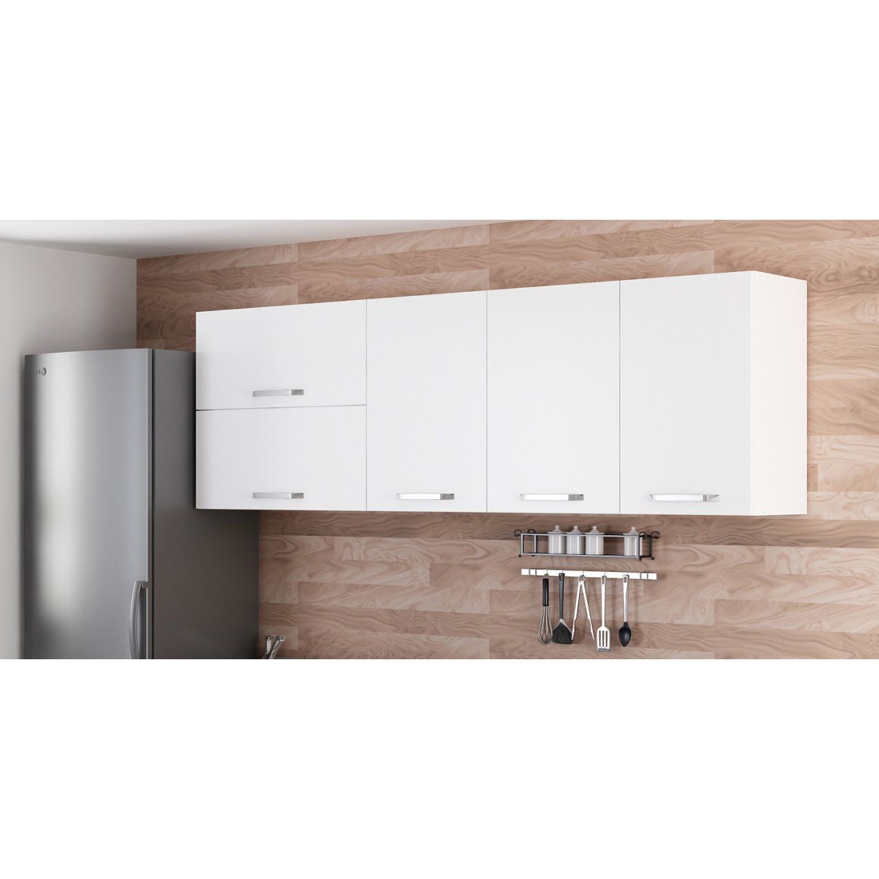 Minar 225 Cm Mutfak Dolabı Beyaz 225-B1-Üst Modül