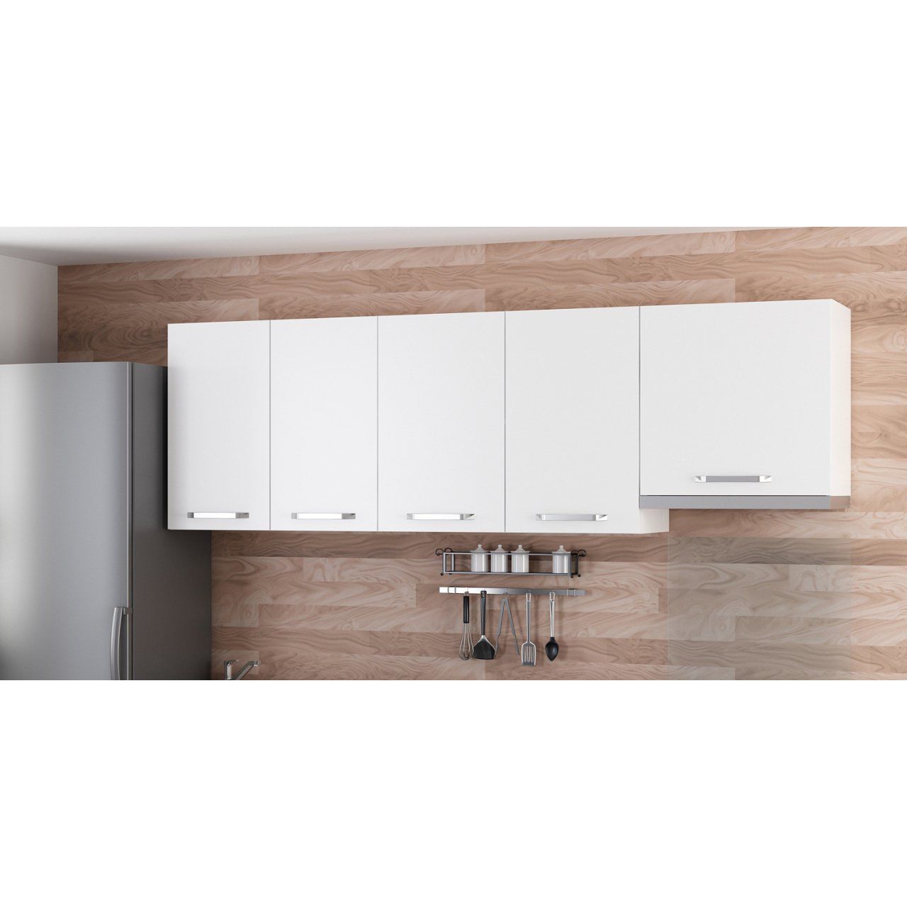 Minar 230 Cm Mutfak Dolabı Beyaz 230-B7-Üst Modül