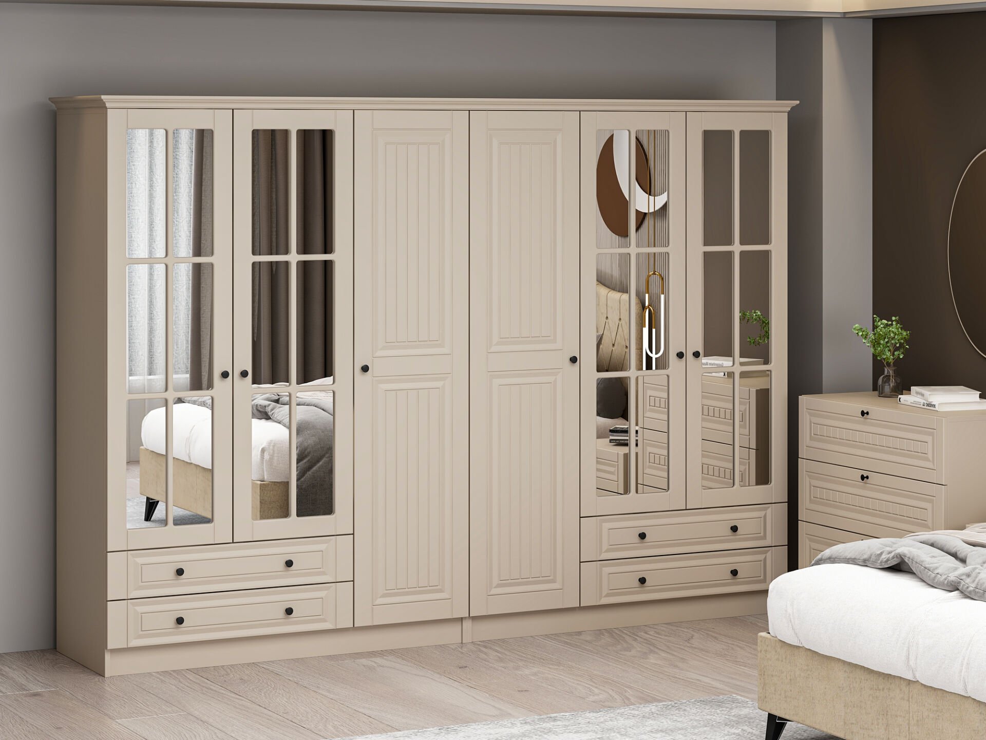 İlkbahar Yatak Odası Takımı - Kumtaşı