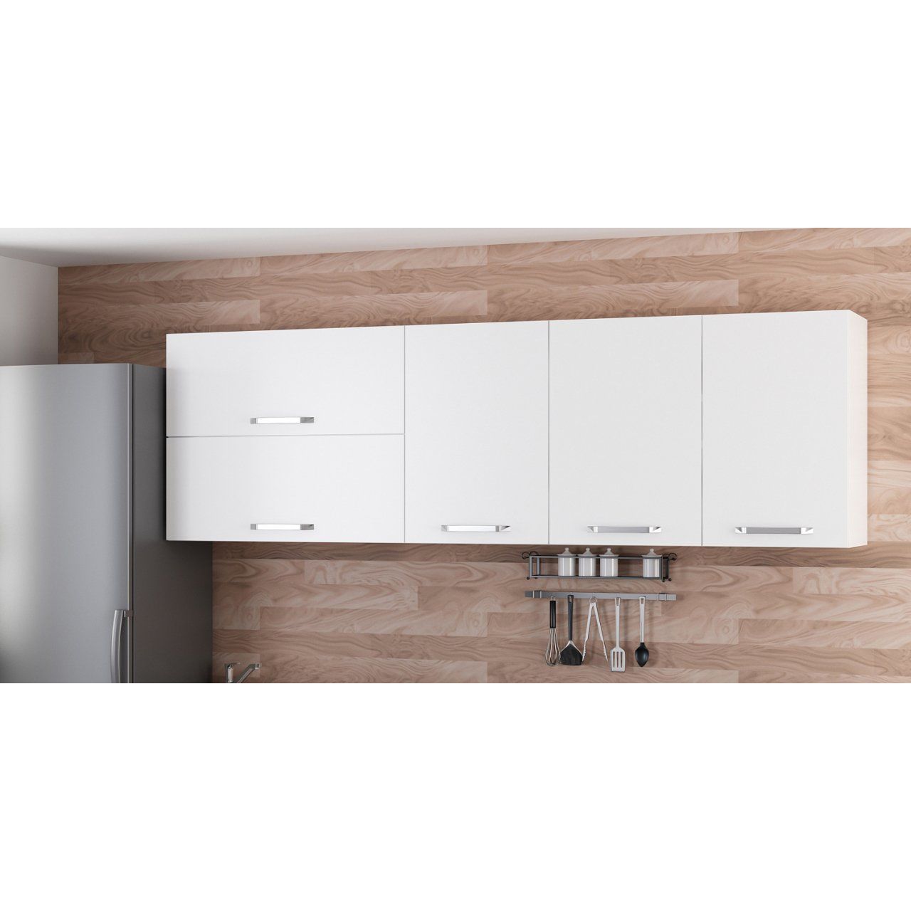 Minar 235 Cm Mutfak Dolabı Beyaz 235-B2-Üst Modül