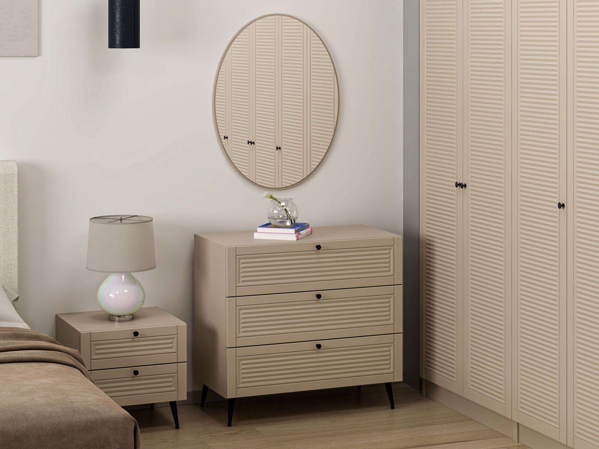 Pandora Yatak Odası Takımı - Kumtaşı