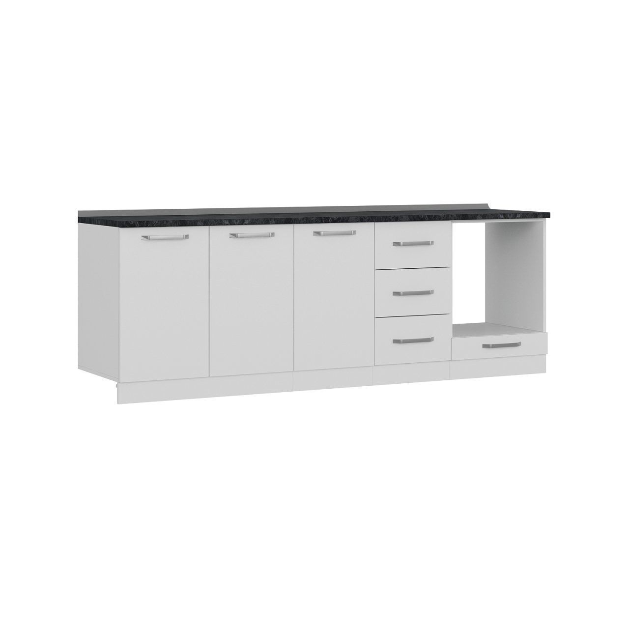 Minar 240 Cm Mutfak Dolabı Beyaz 240-B4-Alt Modül