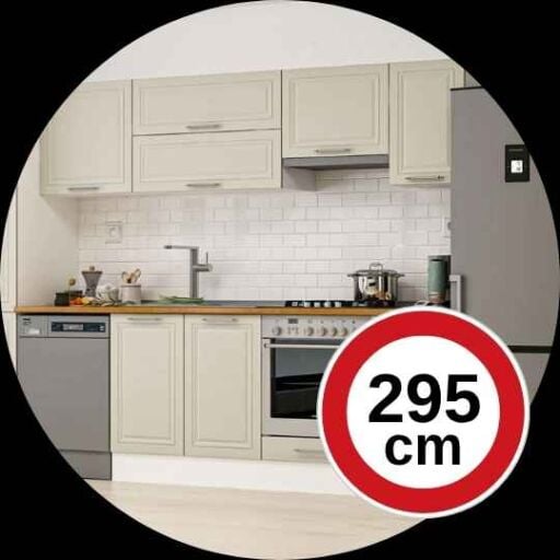 295 Cm Hazır Mutfak Dolabı