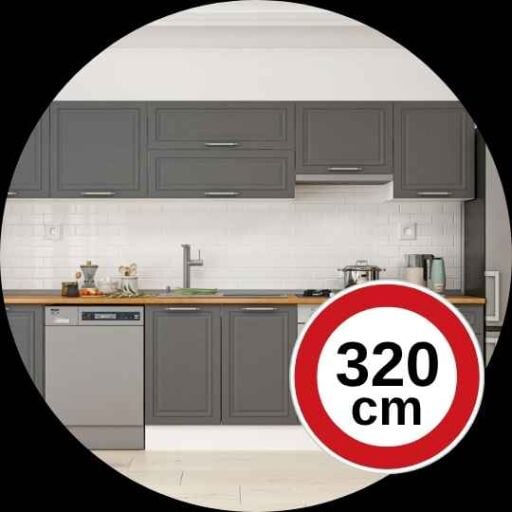320 Cm Hazır Mutfak Dolabı