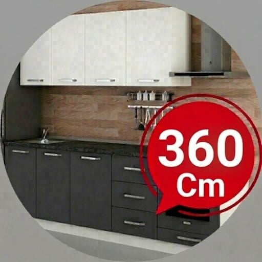 360 Cm Hazır Mutfak Dolabı