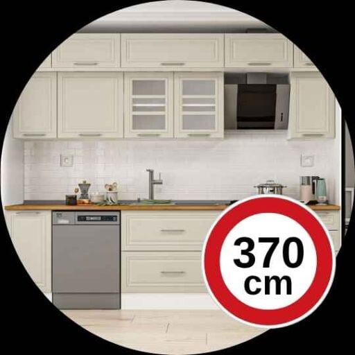 370 Cm Hazır Mutfak Dolabı