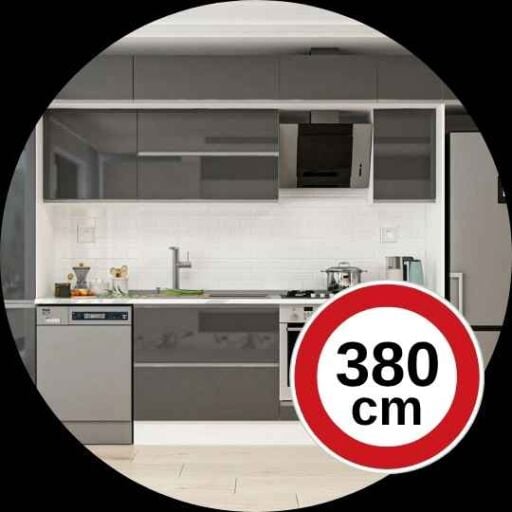 380 Cm Hazır Mutfak Dolabı