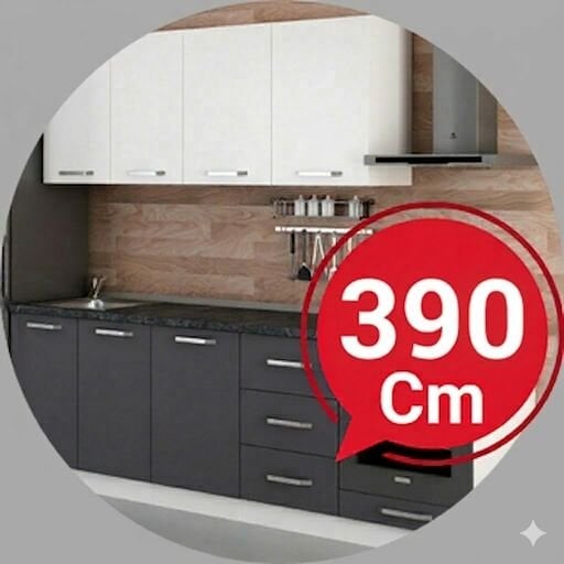 390 Cm Hazır Mutfak Dolabı