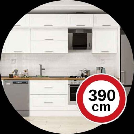 390 Cm Hazır Mutfak Dolabı