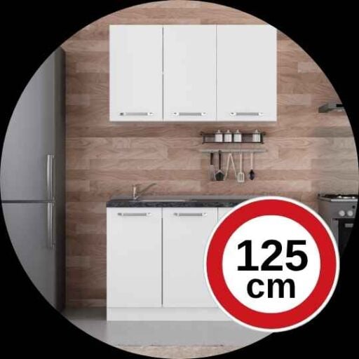 125 Cm Hazır Mutfak Dolabı
