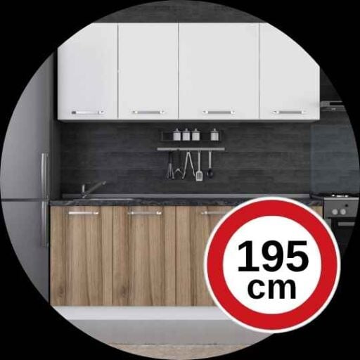 195 Cm Hazır Mutfak Dolabı