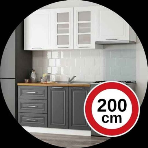200 Cm Hazır Mutfak Dolabı