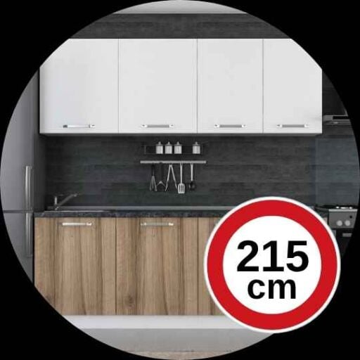 215 Cm Hazır Mutfak Dolabı
