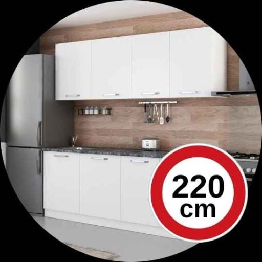 220 Cm Hazır Mutfak Dolabı