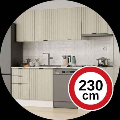 230 Cm Hazır Mutfak Dolabı
