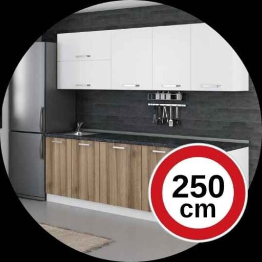 250 Cm Hazır Mutfak Dolabı