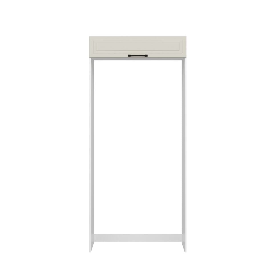 Alvinka Mutfak Modül Mbr_A 100-H222Cm Buz Dolabı Beyaz Kumtaşı Suntalam
