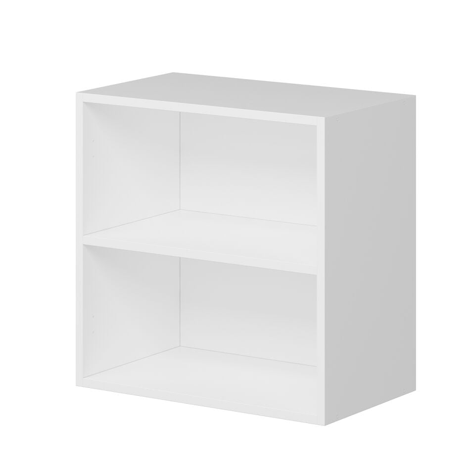 Alvinka Mutfak Modül Mbr_A Üst 1Dk1R 60-H60Cm Dolap Cam Beyaz Beyaz