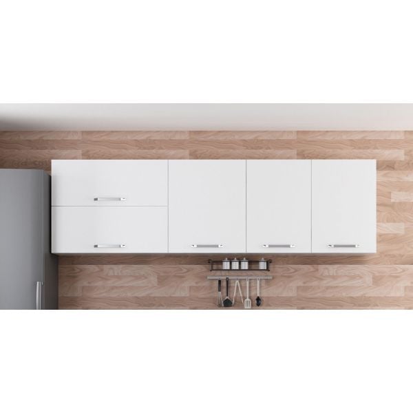 Minar 250 Cm Mutfak Dolabı Beyaz 250-B1-Üst Modül