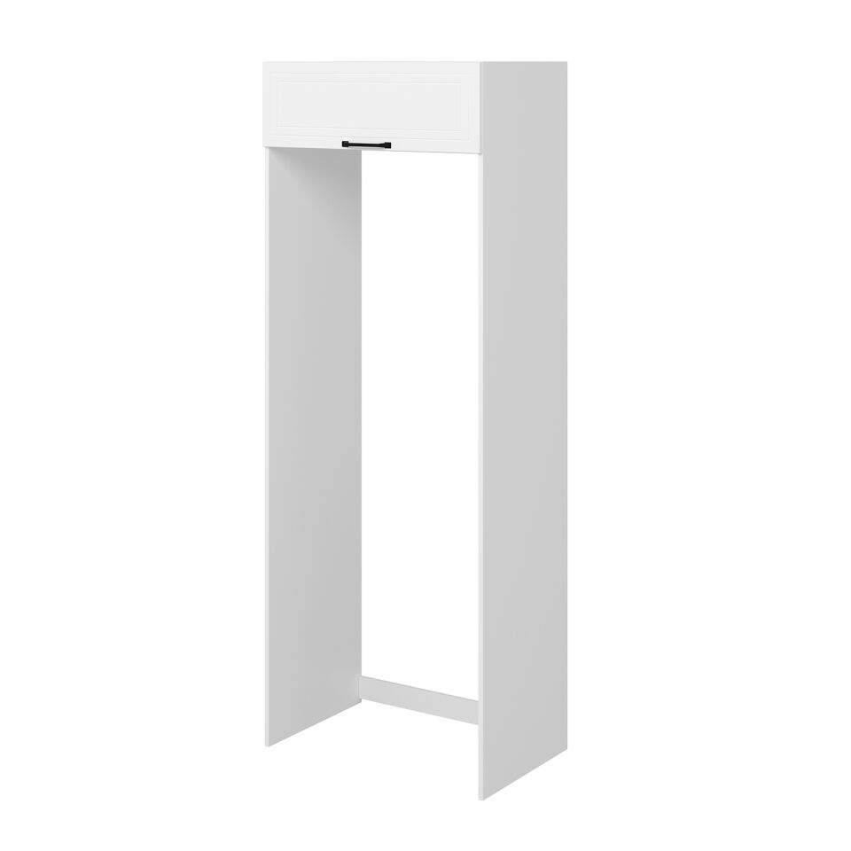 Alvinka Mutfak Modül Mbr_A 100-H240Cm Buz Dolabı Beyaz Beyaz Mdf