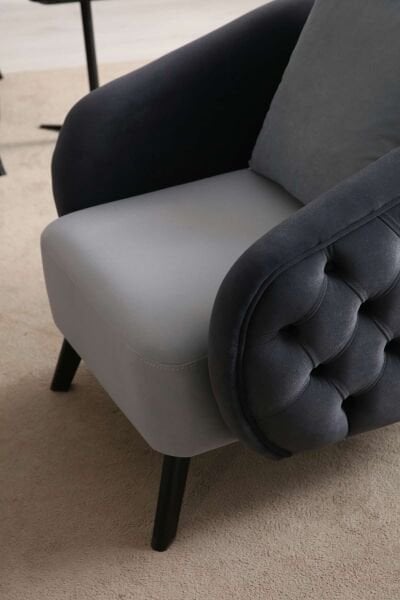 İlkbahar Berjer Ayak Siyah