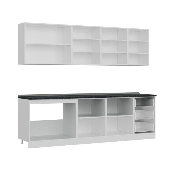 Minar 260 Cm Mutfak Dolabı Beyaz 260-B1