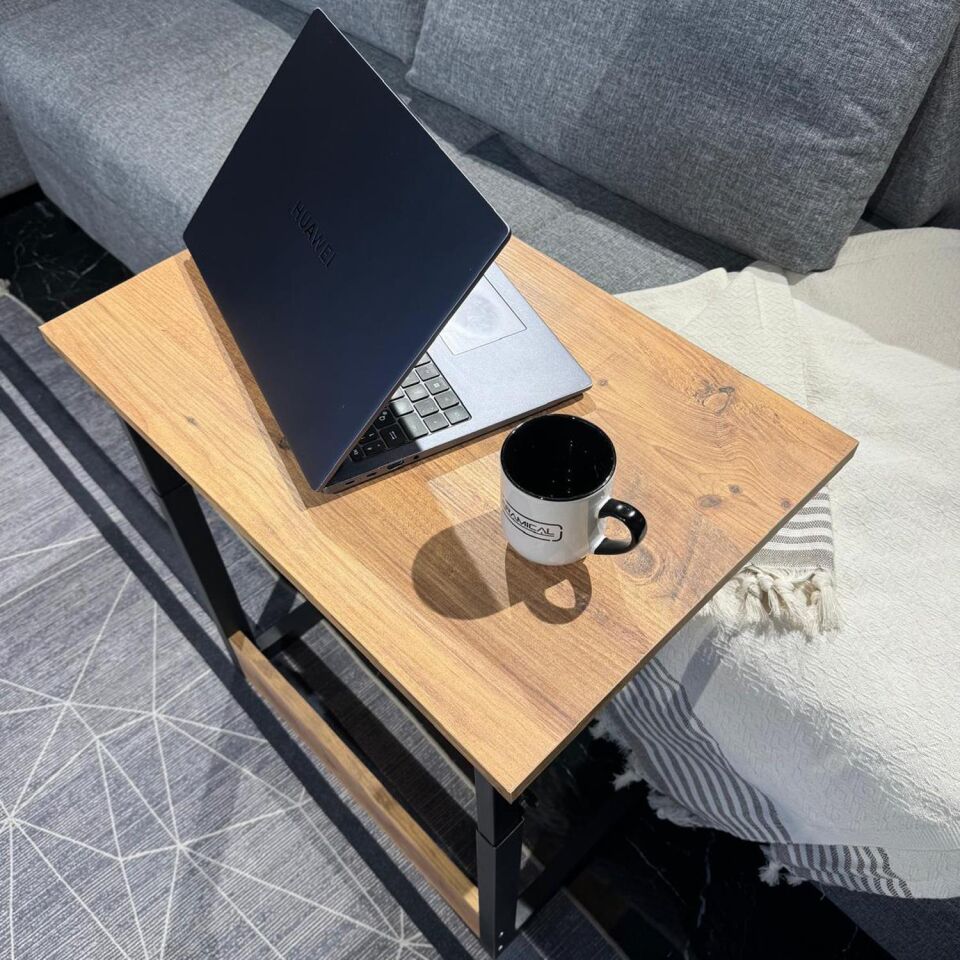 Ceramical SPA2 Yükseklik Ayarlı Laptop Sehpası - Çam
