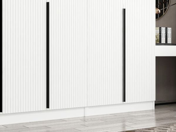 Kale Plus 8 Mebran Kapaklı 2Ç Dolap Beyaz Mebran