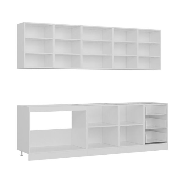 Minar 260 Cm Mutfak Dolabı Beyaz 260-B2