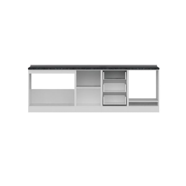 Minar 250 Cm Mutfak Dolabı Beyaz 250-B3-Alt Modül