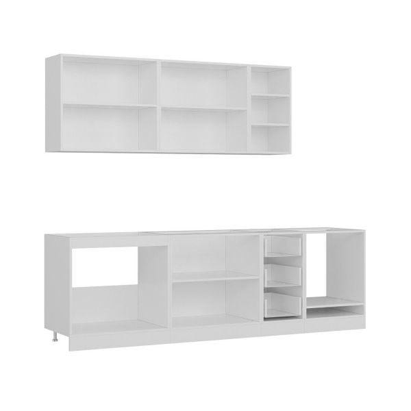 Minar 260 Cm Mutfak Dolabı Beyaz 260-B3