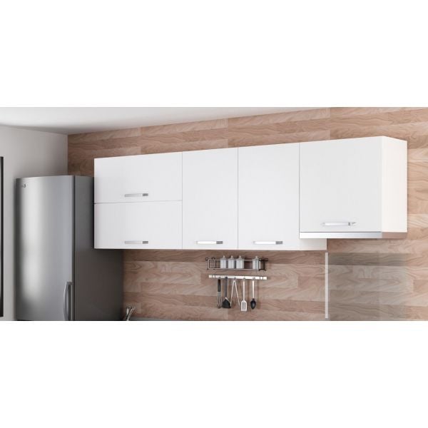 Minar 250 Cm Mutfak Dolabı Beyaz 250-B7-Üst Modül