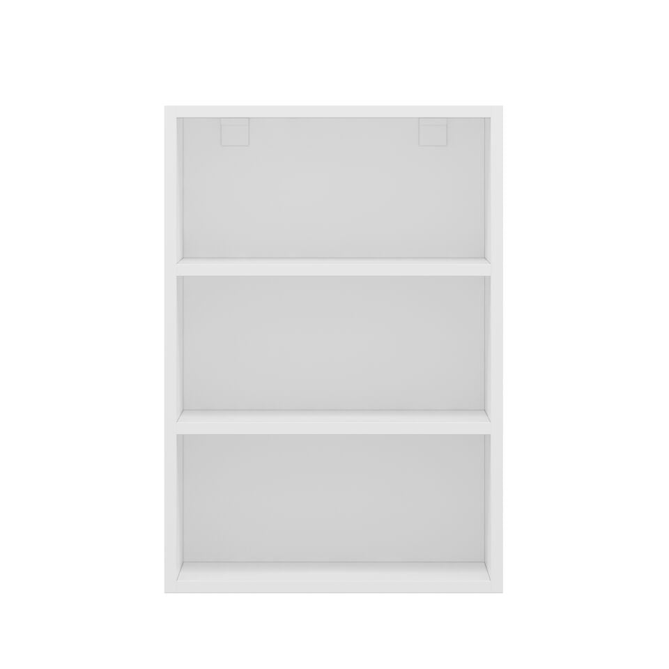 Alvinka Mutfak Modül Mbr_A Üst 1Dk2R 50-H72Cm Dolap Cam Beyaz Beyaz