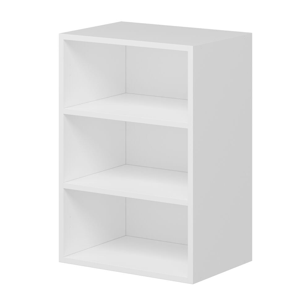 Alvinka Mutfak Modül Mbr_A Üst 1Dk2R 50-H72Cm Dolap Cam Beyaz Beyaz