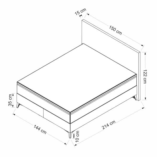 Relax Baza Başlık Seti 140x200