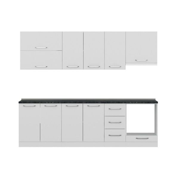 Minar 260 Cm Mutfak Dolabı Beyaz 260-B5