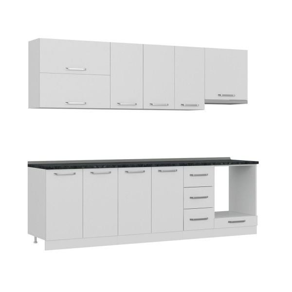 Minar 260 Cm Mutfak Dolabı Beyaz 260-B5