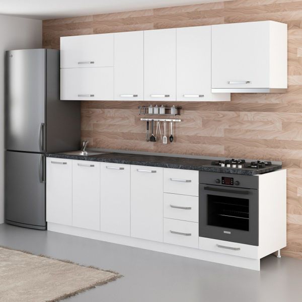 Minar 260 Cm Mutfak Dolabı Beyaz 260-B5