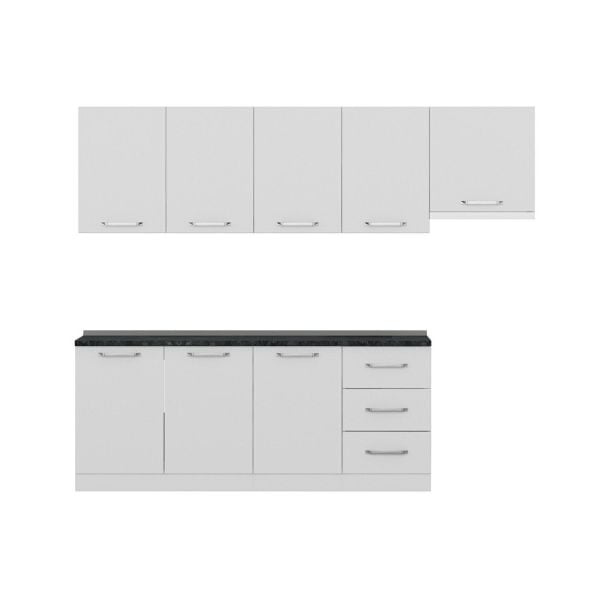 Minar 260 Cm Mutfak Dolabı Beyaz 260-B7