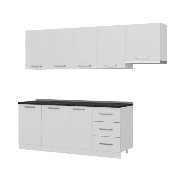 Minar 260 Cm Mutfak Dolabı Beyaz 260-B7