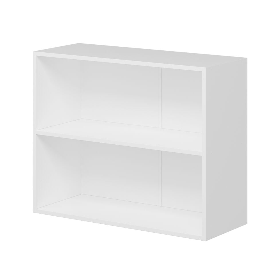 Alvinka Mutfak Modül Mbr_A Üst 2Dk1R 90-H72Cm Dolap Cam Beyaz Beyaz